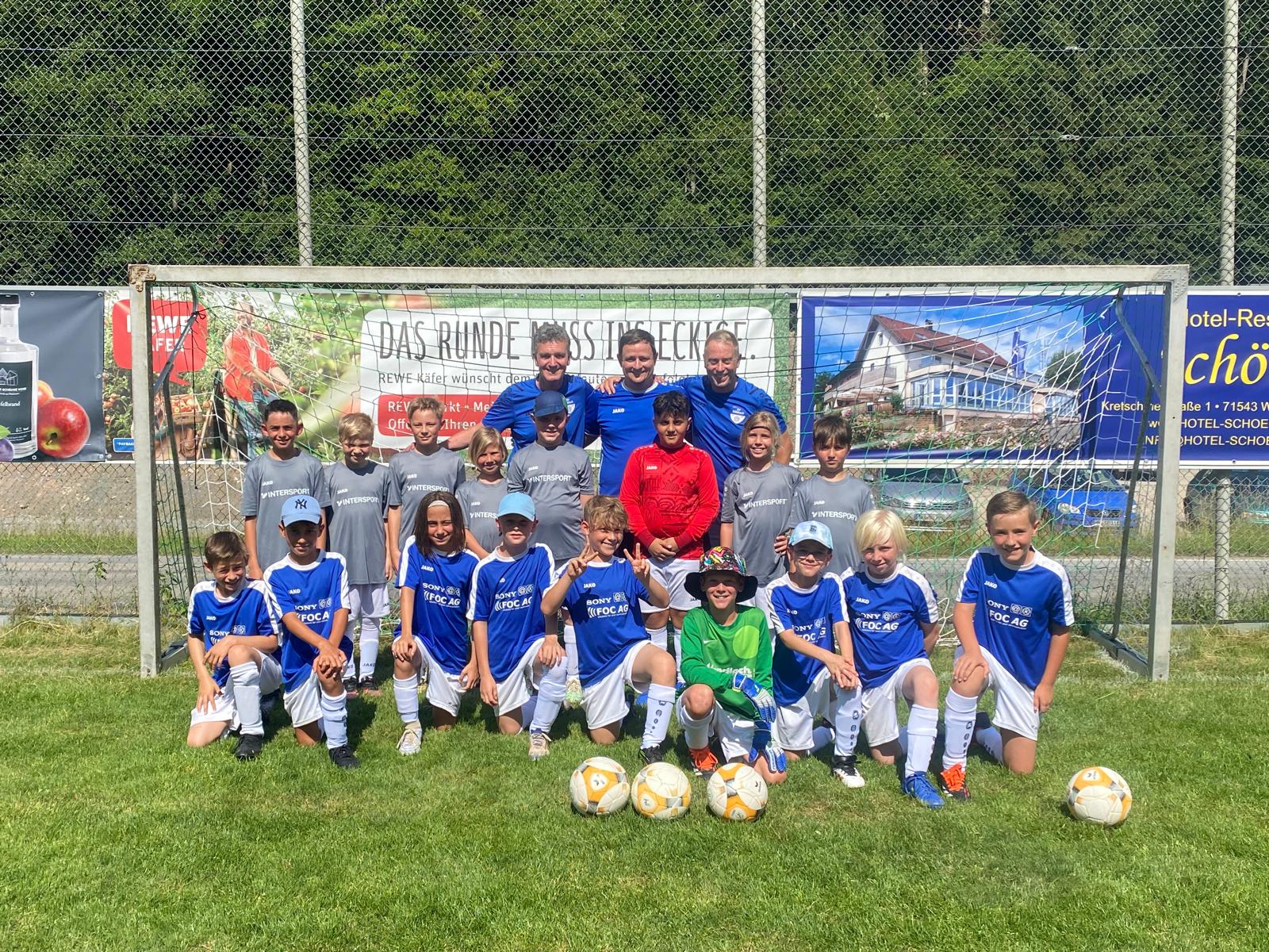 E-Junioren des SV Sülzbach beim Turnier in Neulautern